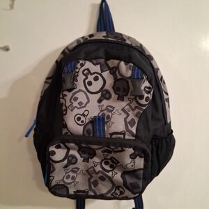 Vtg‎ Y2K GAP KIDS AOP Skull Backpack GUC